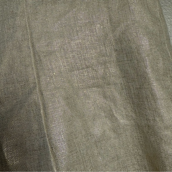 J. Crew Gold Sheath Mini Dress Crew Neck Sleeveless - Picture 8 of 13